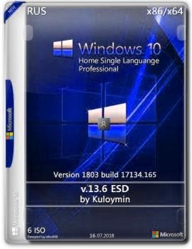 Windows 10 HomeSL/Pro 1803 x86/x64 by kuloymin v13.6 (esd)