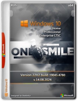 Windows 10 x64  by OneSmiLe [19045.4780]