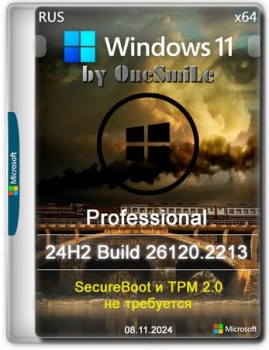 Windows 11  Pro by OneSmiLe 24H2 build 26120.2213